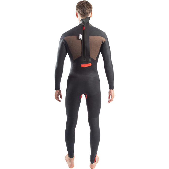 2024 Gul Hombres Response 4/3mm Gbs Back Zip Neopreno RE1246-C1 - Black